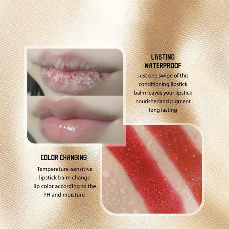 🎅 Prezzo speciale natalizio!! 🎁- ✨Rossetto che non macchia con la magia del cambio di colore💄 Trasformazione del colore cristallina e traslucida! 💋 Rivela istantaneamente il colore al contatto