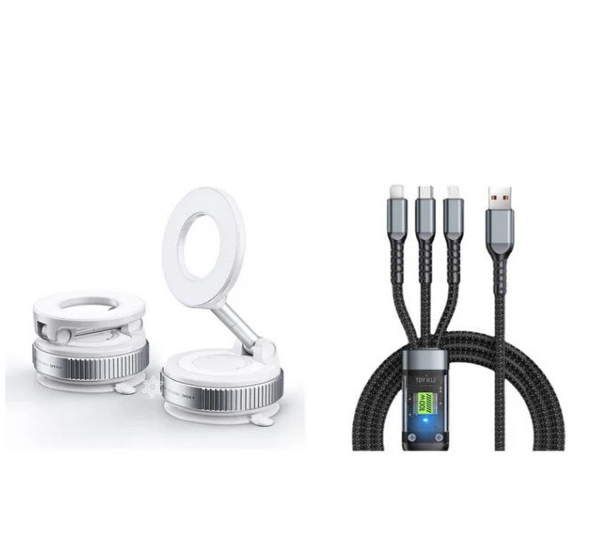 📱 ACQUISTA 2 E NE OTTIENI 1 GRATIS! 🚗 Supporto magnetico pieghevole: fissaggio stabile, design compatto e rotazione a 360°