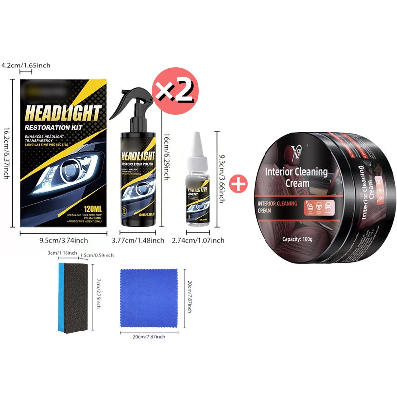 🚗Offerta speciale -50%🚗 Kit professionale per lucidare e sigillare i fari.