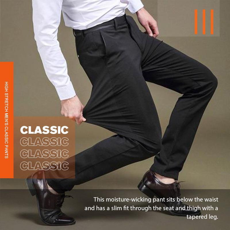 💥Vendita di liquidazione delle scorte - 50% OFF🔥PANTALONI CLASSICI DA UOMO AD ALTA ELASTICITÀ