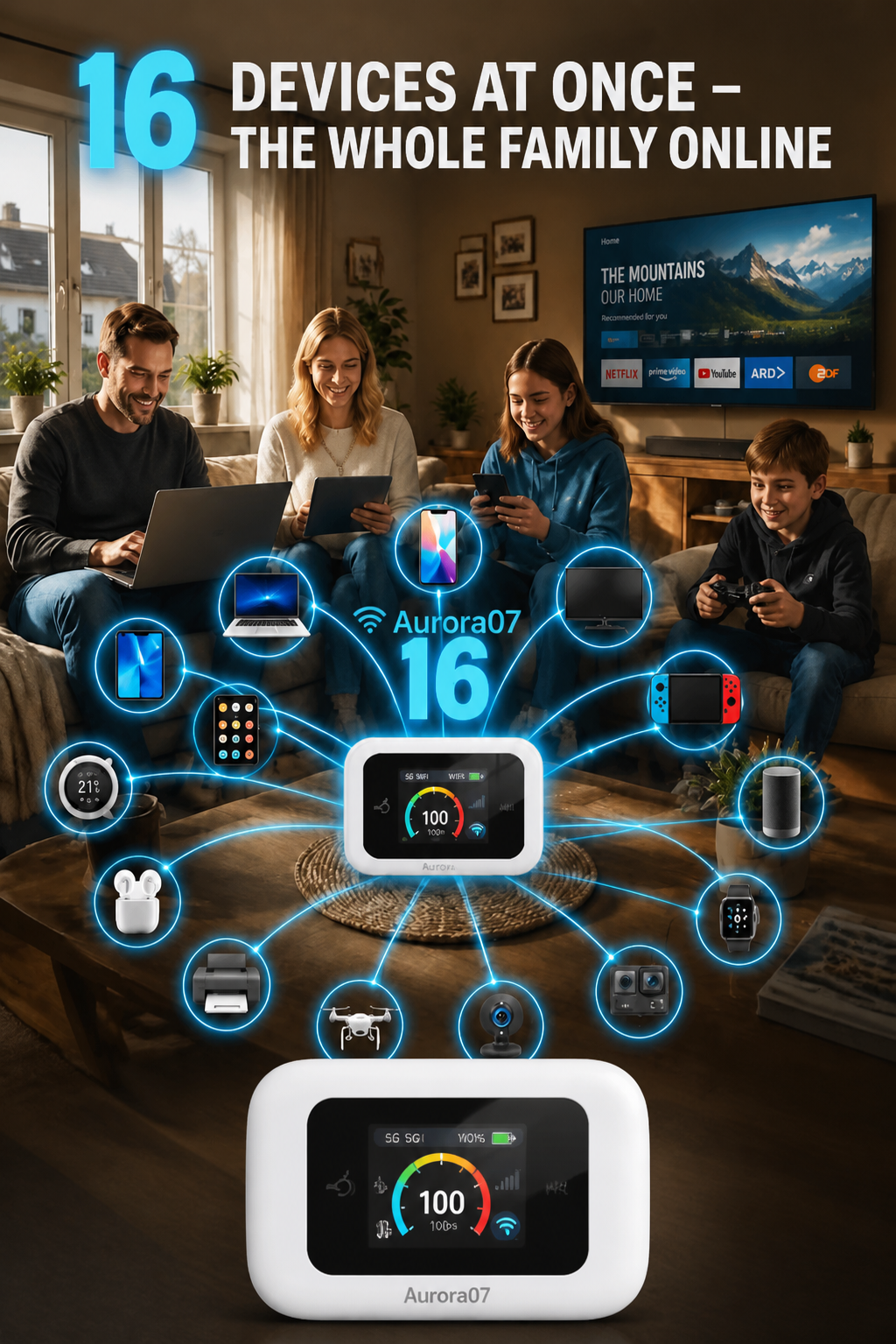 🥳2026 HOT SALE🥳💞50K+ SOLD!📶🌐 50% OFF! Mobile Hotspot – Portable WiFi, full coverage anywhere. No contract, no setup. Stay connected on the go! 📱✨