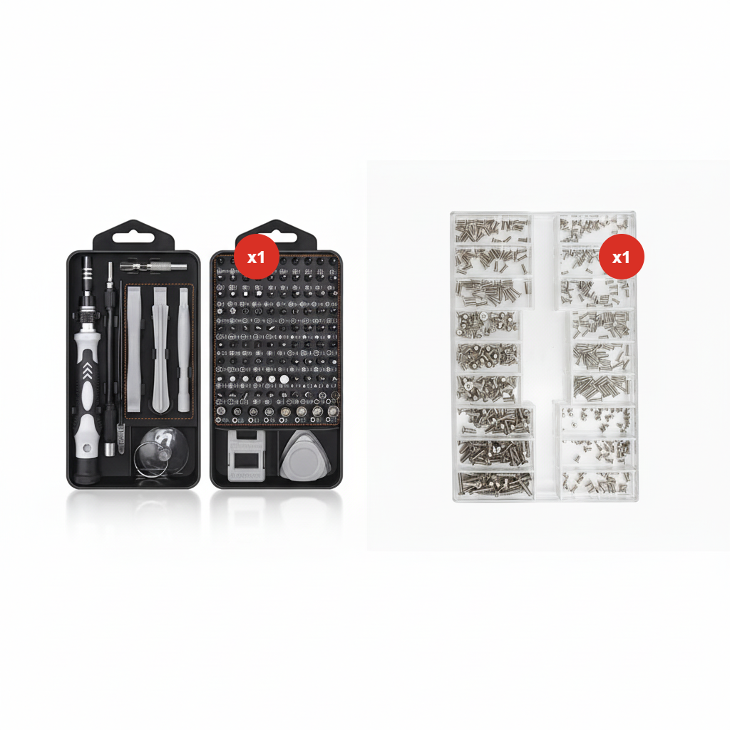 Set Cacciaviti Magnetici 115 in 1 / 138 in 1