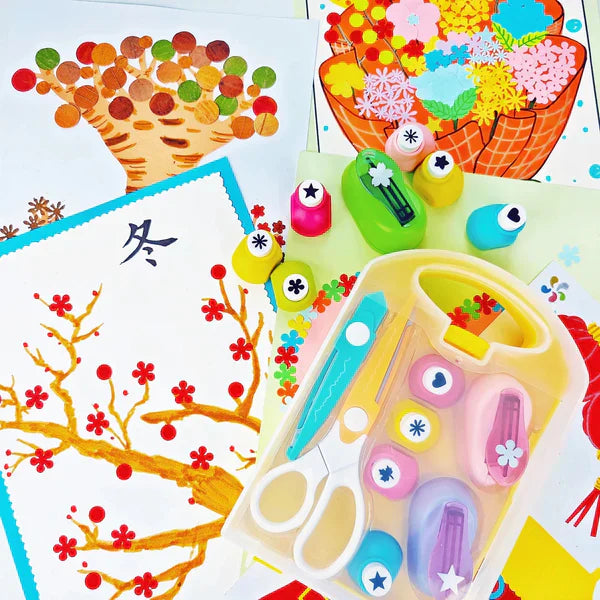 Set di Perforatori Creativo DIY per Lavoretti dei Bambini