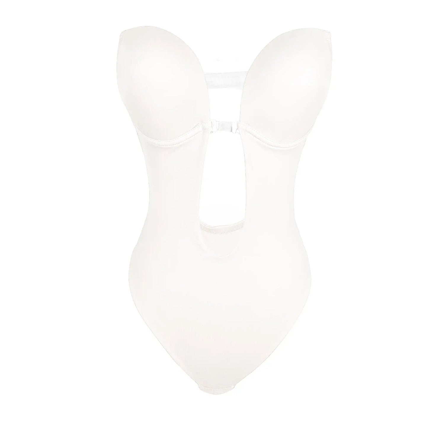 Body modellante senza cuciture con reggiseno integrato e schiena scoperta