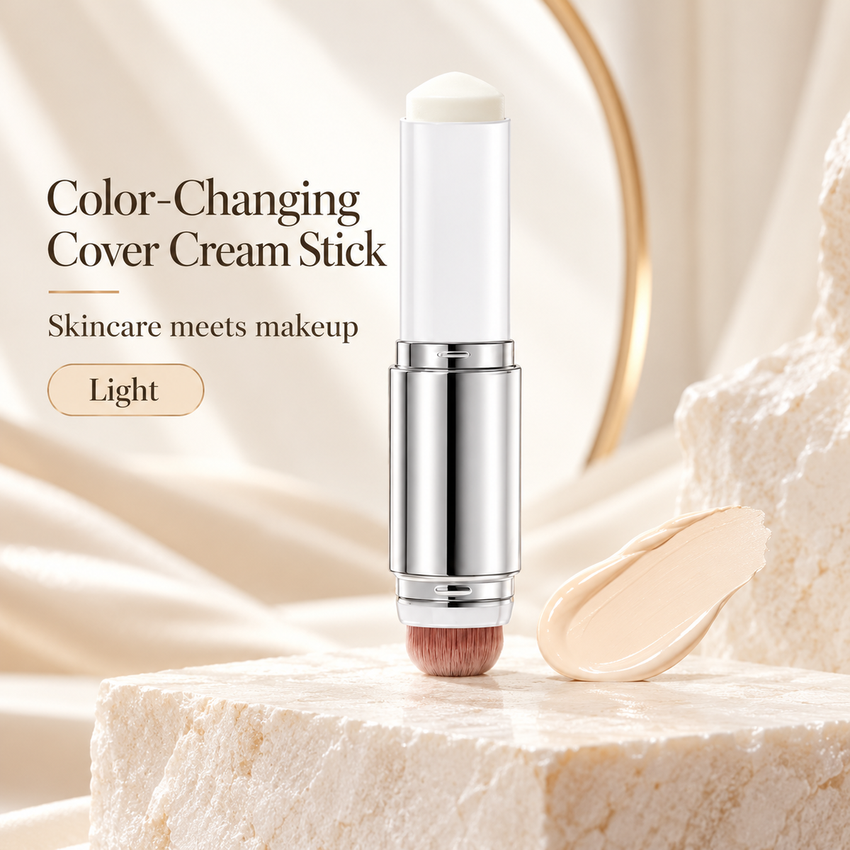 🔥ULTIMO GIORNO! ACQUISTA 1 E RICEVI 1 IN OMAGGIO (2 PEZZI IN TOTALE)✨Fondotinta coprente in stick che cambia colore, con trattamento per la pelle e finish naturale💄