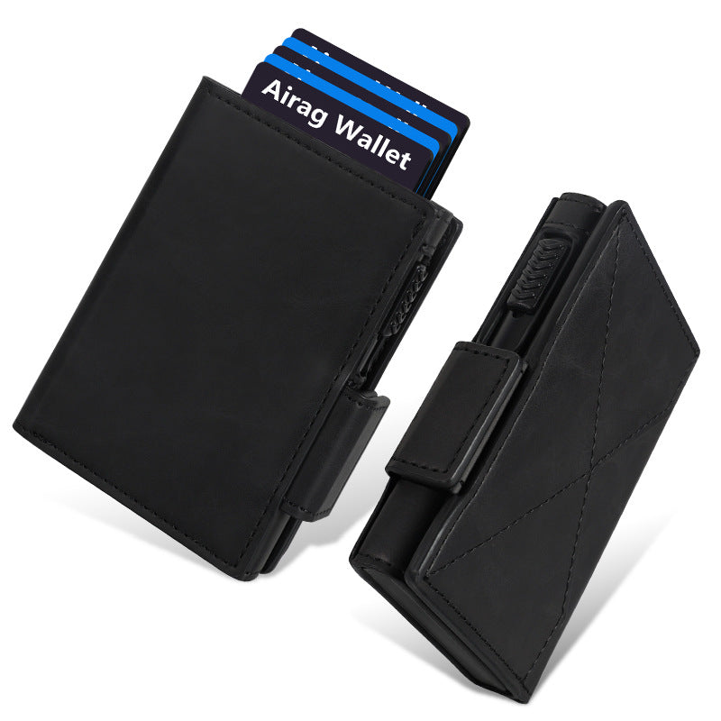 🧳 SCONTO DEL 60%! 👝 Portafoglio Uomo Sottile – Protezione RFID, Tasca per AirTag & Design Ultracompatto 🛡️