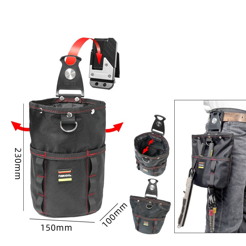 Borsa portautensili con clip per cintura