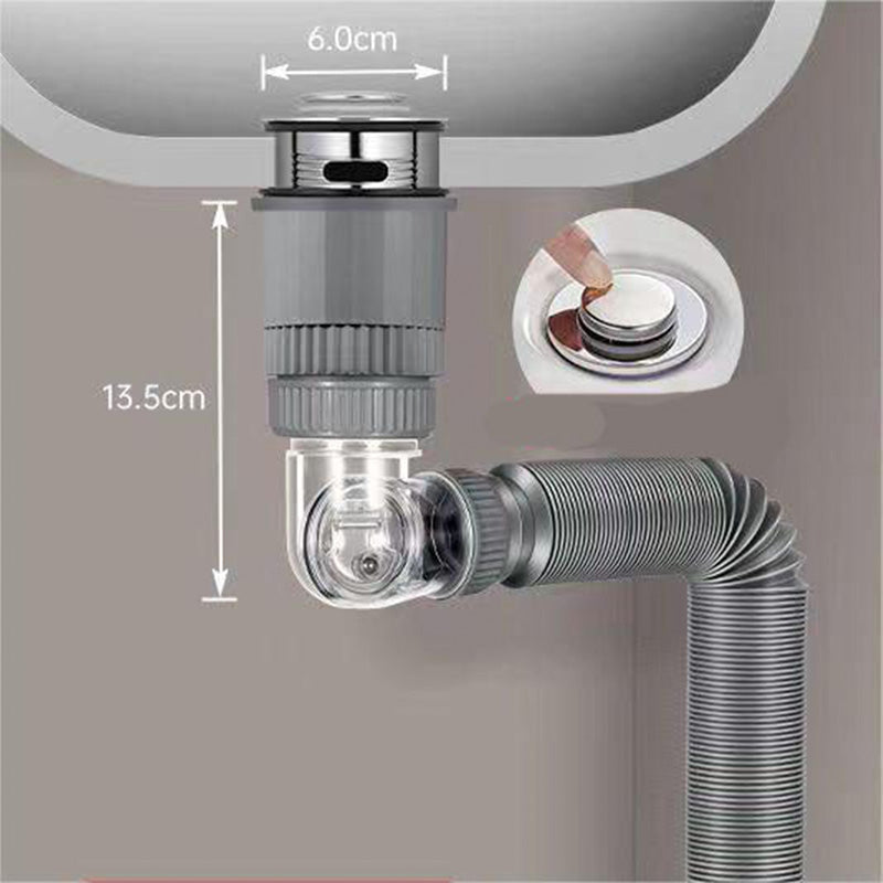 Tubo di scarico universale anti-odore e anti-intasamento