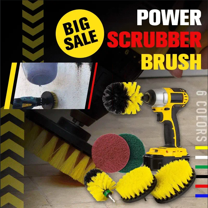 Spazzola Power Scrubber (set da 3)