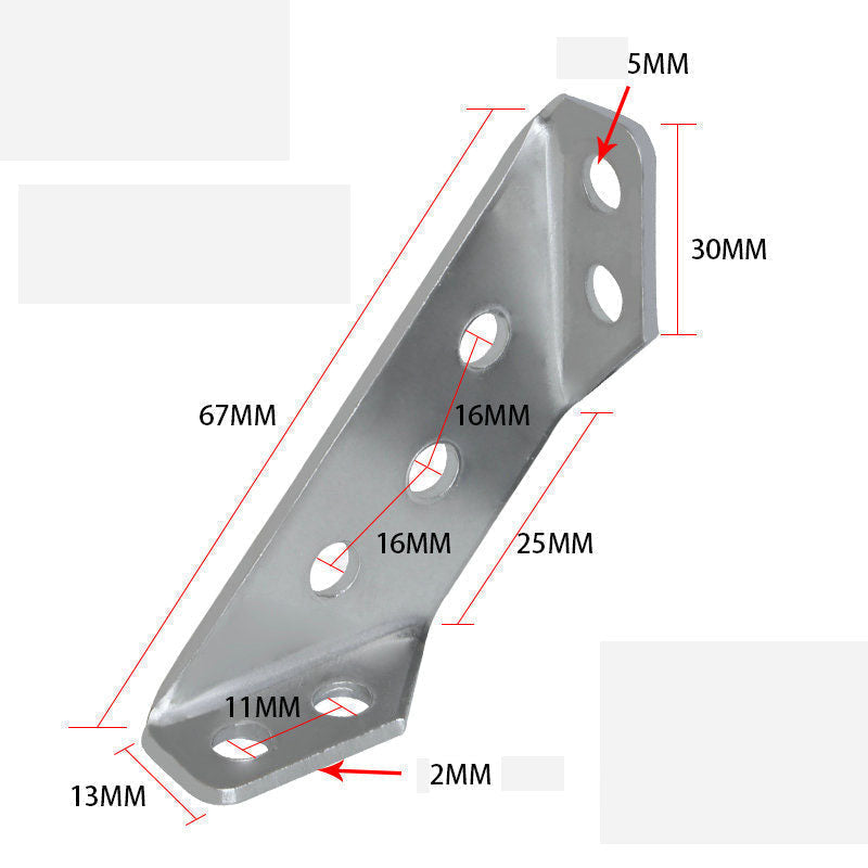 Staffe Angolari Universali per Mobili (Set da 4 Pezzi)