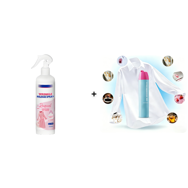Spray multifunzione anti-pieghe per capi d’abbigliamento