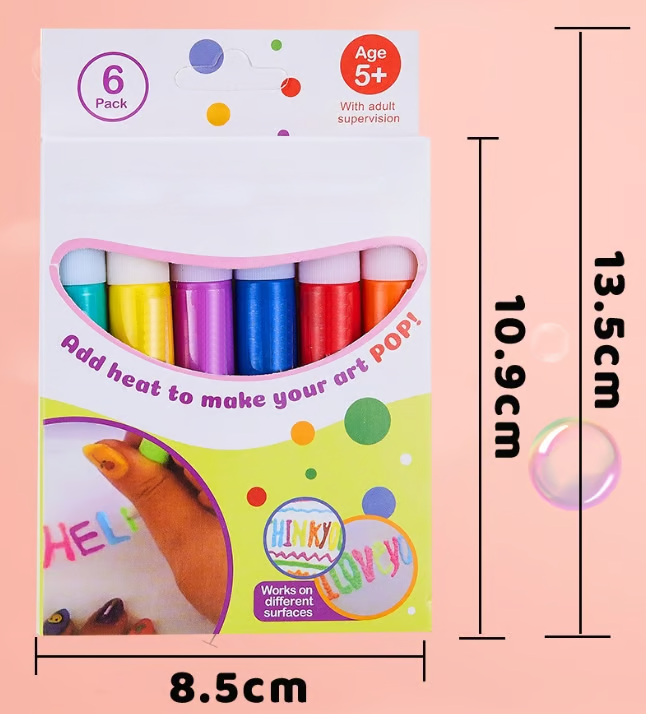 🖌️Penna magica – Disegna in 3D con un solo tratto!🎄 Fai da te: penne per disegnare con i popcorn