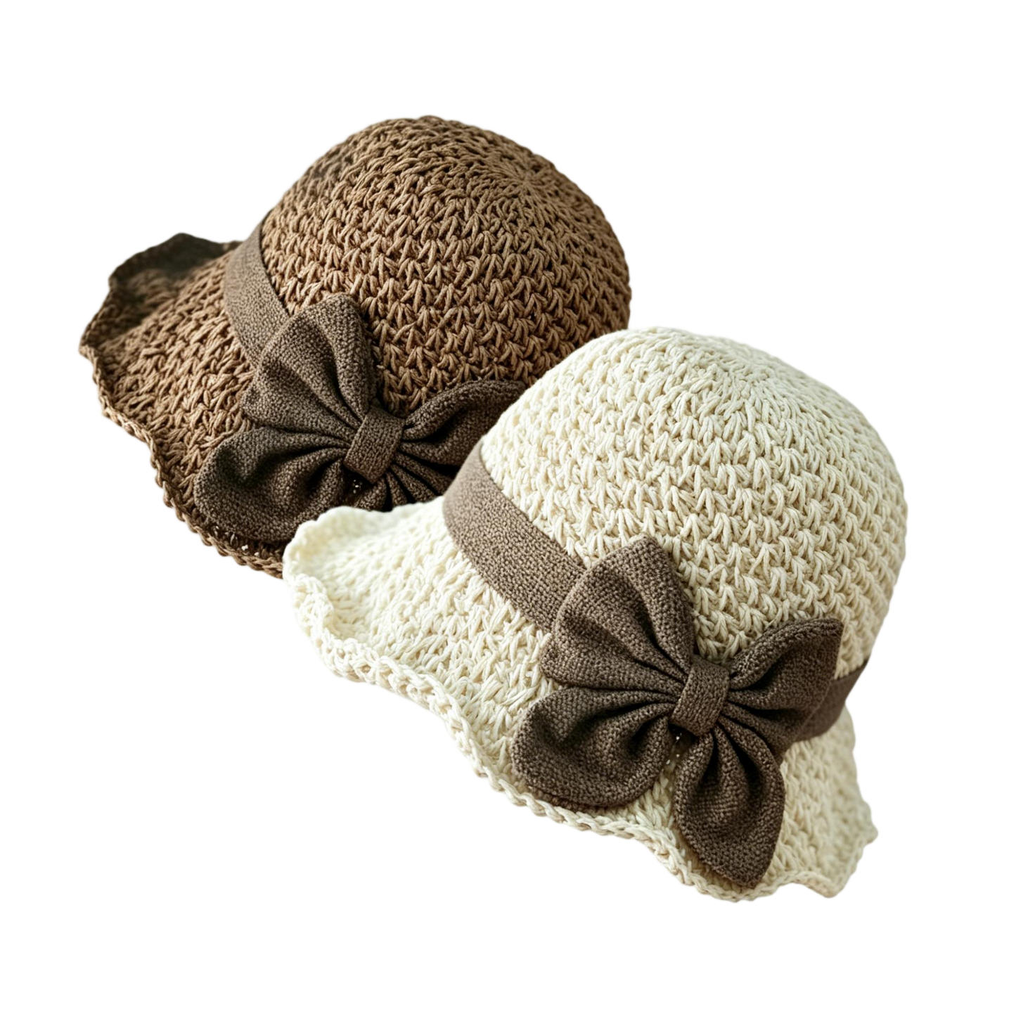 ⏰🔥 Offerta Estate 50% SCONTO! 🥳👒 Cappello di Paglia Elegante con Fiocco – Traspirante, Pieghevole e Perfetto per Spiaggia e Viaggi 💞💥
