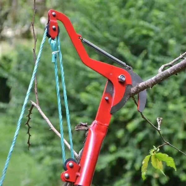 Forbici da potatura in acciaio al carbonio per rami alti a risparmio di fatica