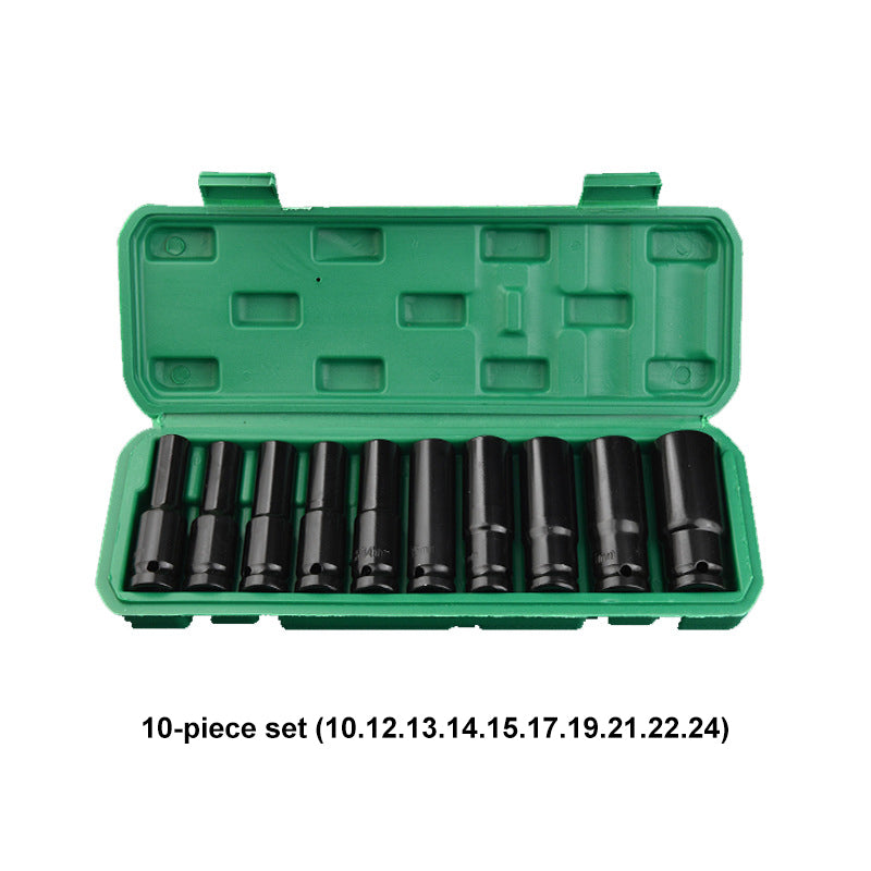 🛠️Set bussole esagonali attacco 1/2"✨Acciaio cromo-vanadio, durezza >60 HRC, antiusura e antiruggine. Misure incise ben leggibili, attacco quadro con foro passante. Dotato di valigetta rigida con doppia chiusura, ideale per avvitatore elettrico✅