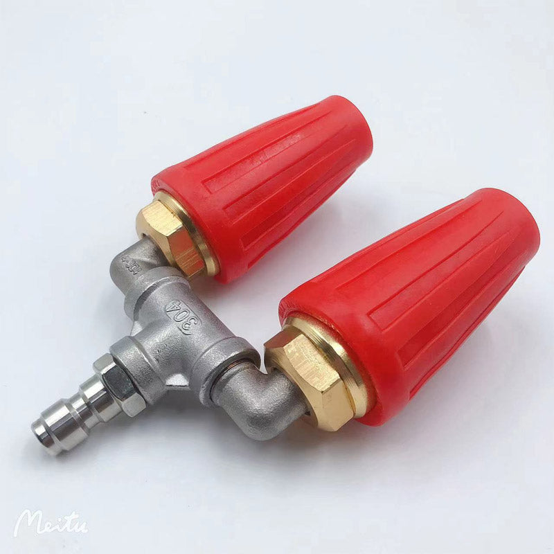 🎯🔥 Offerta speciale: 50% di sconto! 🚿 Ugello turbo in acciaio inossidabile 🌟 – Perfetto per terrazze, automobili e facciate 🏡🚗