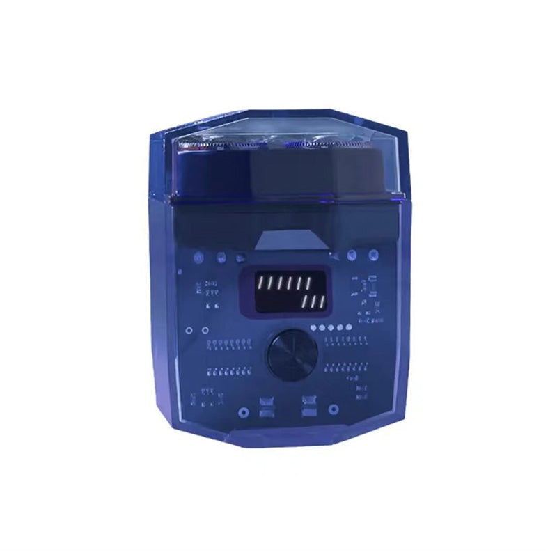 Mini rasoio elettrico trasparente e silenzioso