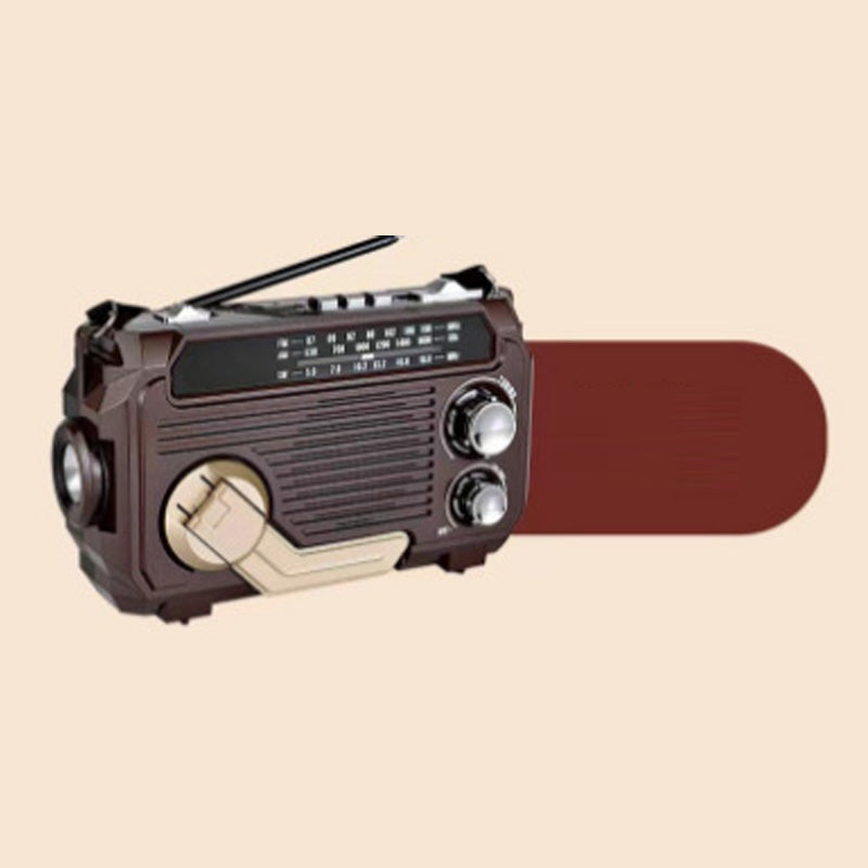 📻Multi-function Hand Crank Portable Radio with Flashlight
