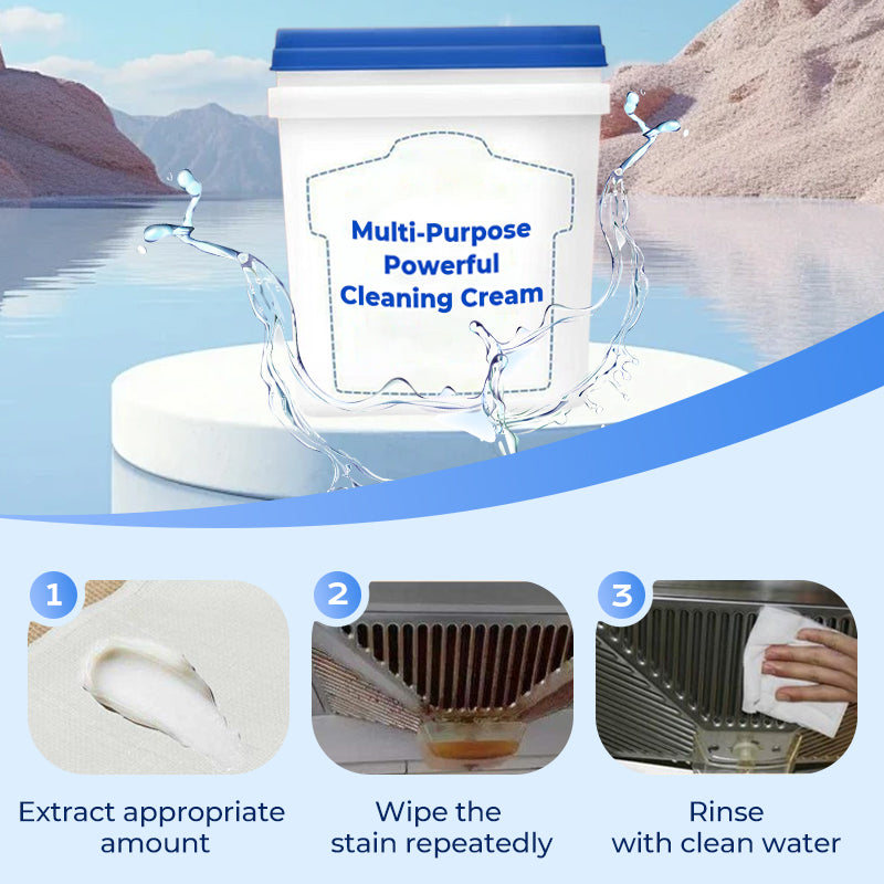 🧼Crema detergente multiuso! Elimina grasso e macchie ostinate, valida per abiti, scarpe, cucina e bagno, formula sicura per tutta la famiglia.