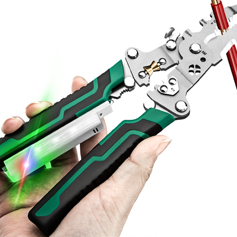 Forbici Spelafili Pieghevoli Multifunzione con Test Elettrico