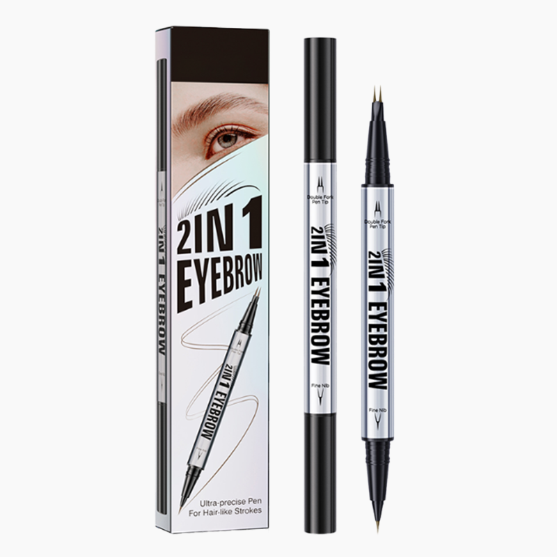 Penna per sopracciglia impermeabile 2 in 1
