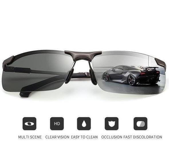 🔥Occhiali da sole fotocromatici 2026 con lenti polarizzate antiriflesso (52% di sconto🔥
