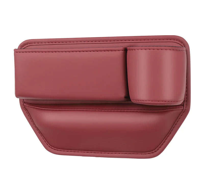Organizer per Spazio Sedile Auto in Pelle - Contenitore Portaoggetti Universale