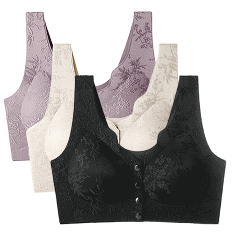 Reggiseno Comfort Senza Ferretto con Chiusura Frontale e Senza Cuciture