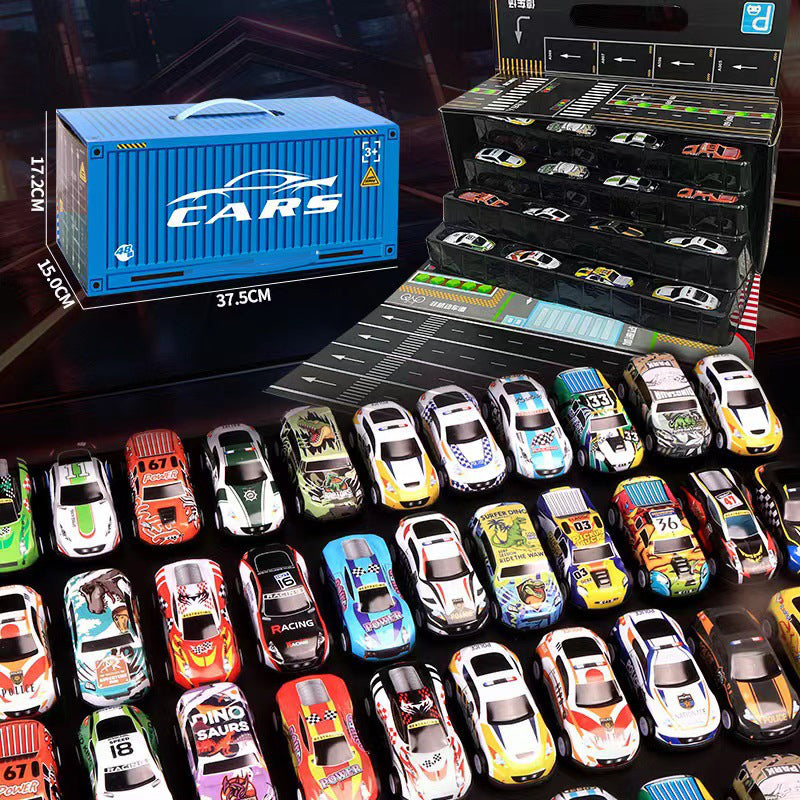 🎅Promozione di Natale: 49% DI SCONTO🎁48 mini auto pull-back con set garage integrato
