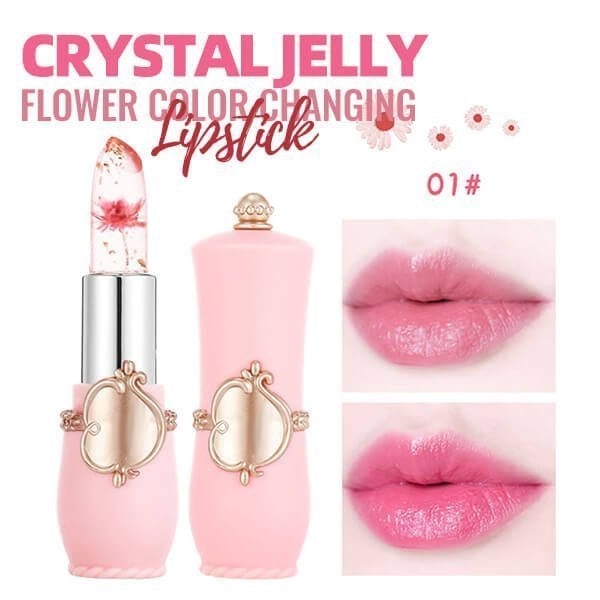 Cristallo Gelatina Fiore Rossetto Cambiacolore