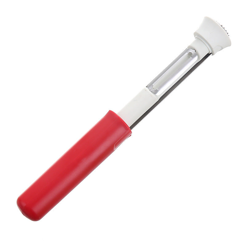 🔥Offerta natalizia a tempo limitato: 50% DI SCONTO!!!🔥Sbucciatore e Levatori di Frutta in Acciaio Inossidabile 2 in 1