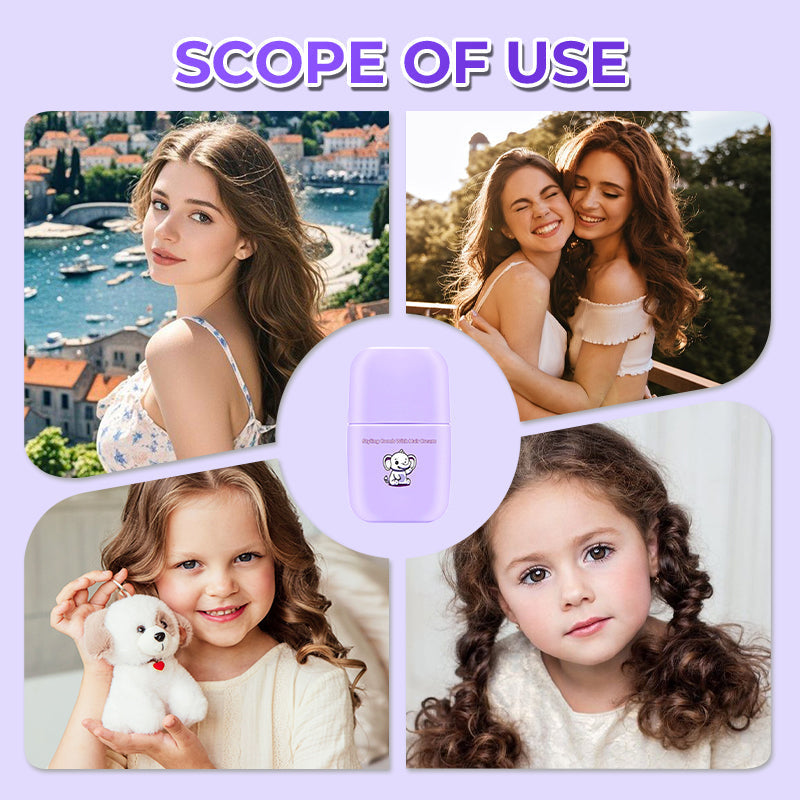 Pettine per lo styling con crema per capelli