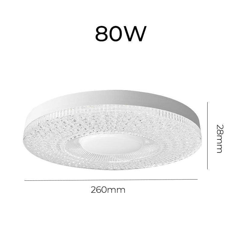 Plafoniera a LED in Cristallo, Lampada da Soffitto Moderna per Soggiorno