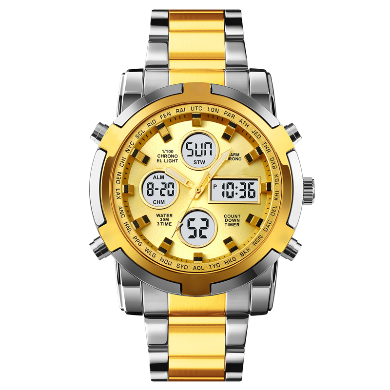 ⌚ 60% DI SCONTO! 🪖 Orologio Militare Uomo Impermeabile – Display Analogico-Digitale, Cinturino Acciaio & Resistente agli Urti 🛡️