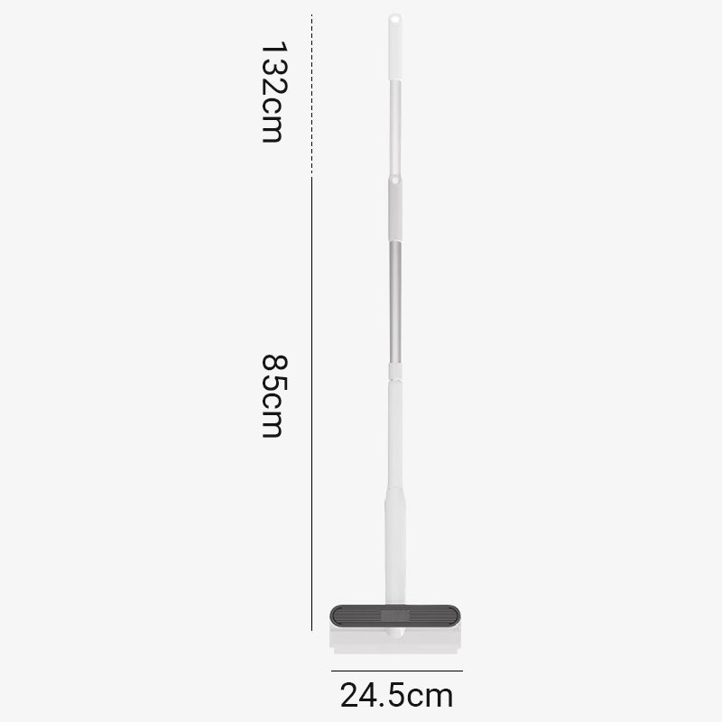 Lavavetri retrattile con spruzzatore e serbatoio per acqua sporca