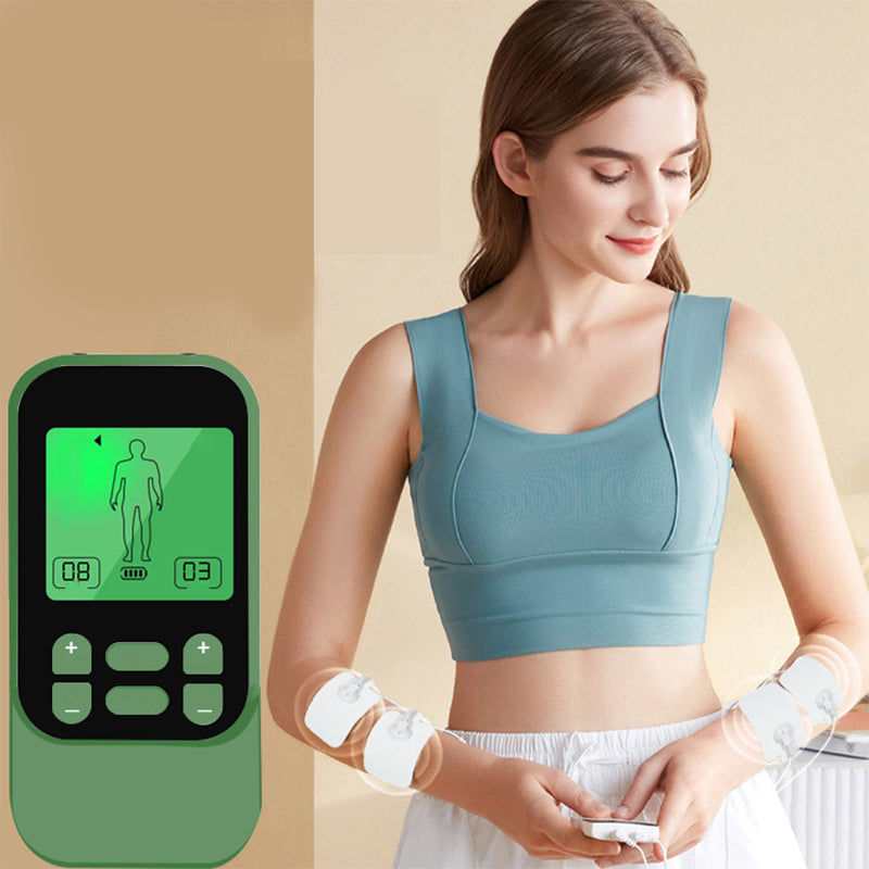Elettrostimolatore Muscolare TENS Portatile a Doppio Canale