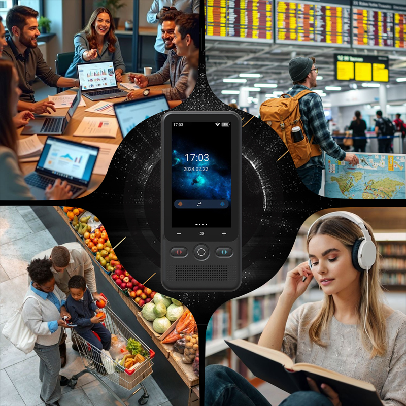 📢📢 Sconto del 50%!! ⏰📲 Dispositivo di traduzione portatile 2 in 1 – Traduzione in tempo reale, 🌍 138 lingue offline, 🔋 Batteria a lunghissima durata | Perfetto per chi viaggia in tutto il mondo ✈️
