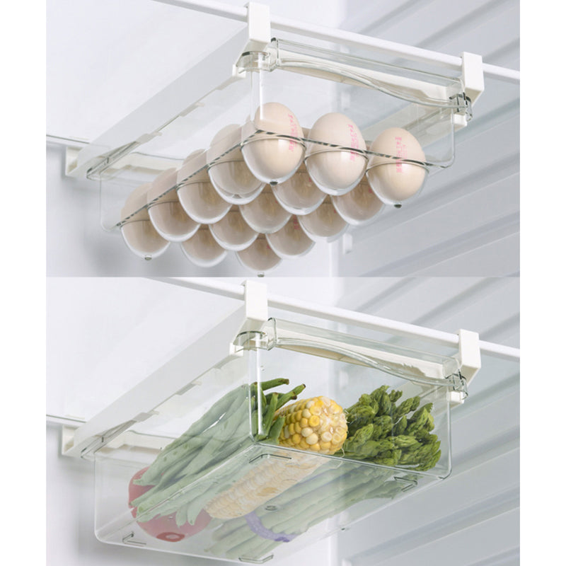 Contenitore frigo estraibile per uova, frutta e verdura