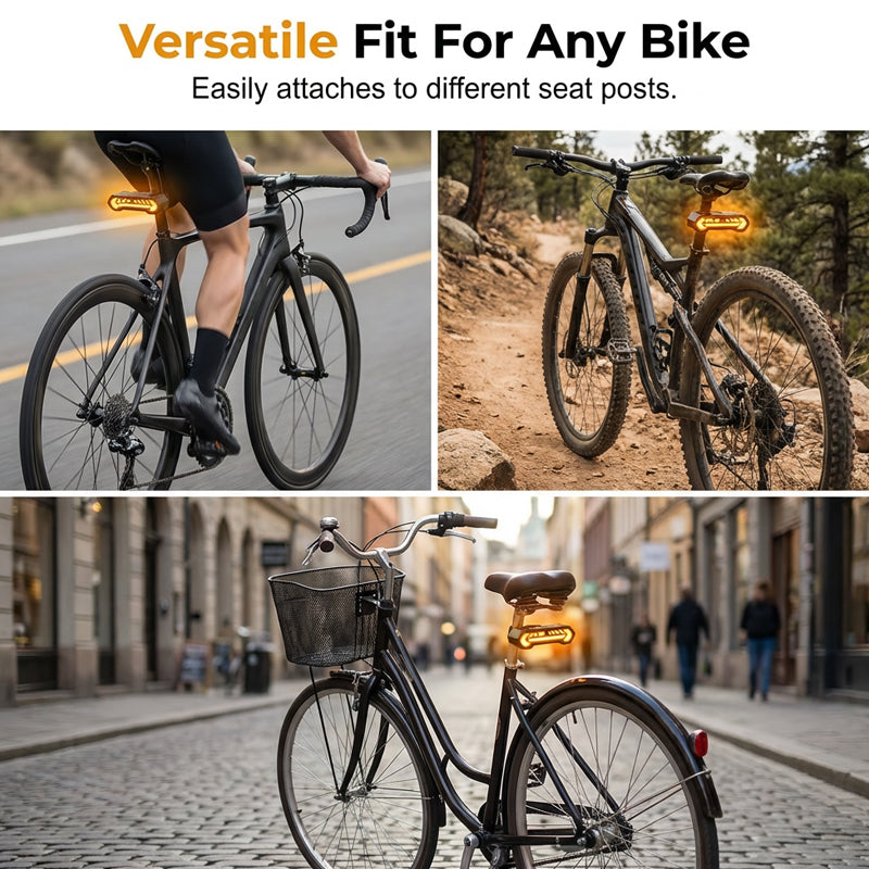💡🛒 -50%! 🚲 Frecce Posteriori Wireless per Bici – Ricaricabili, Impermeabili e Perfette per Più Sicurezza di Notte.