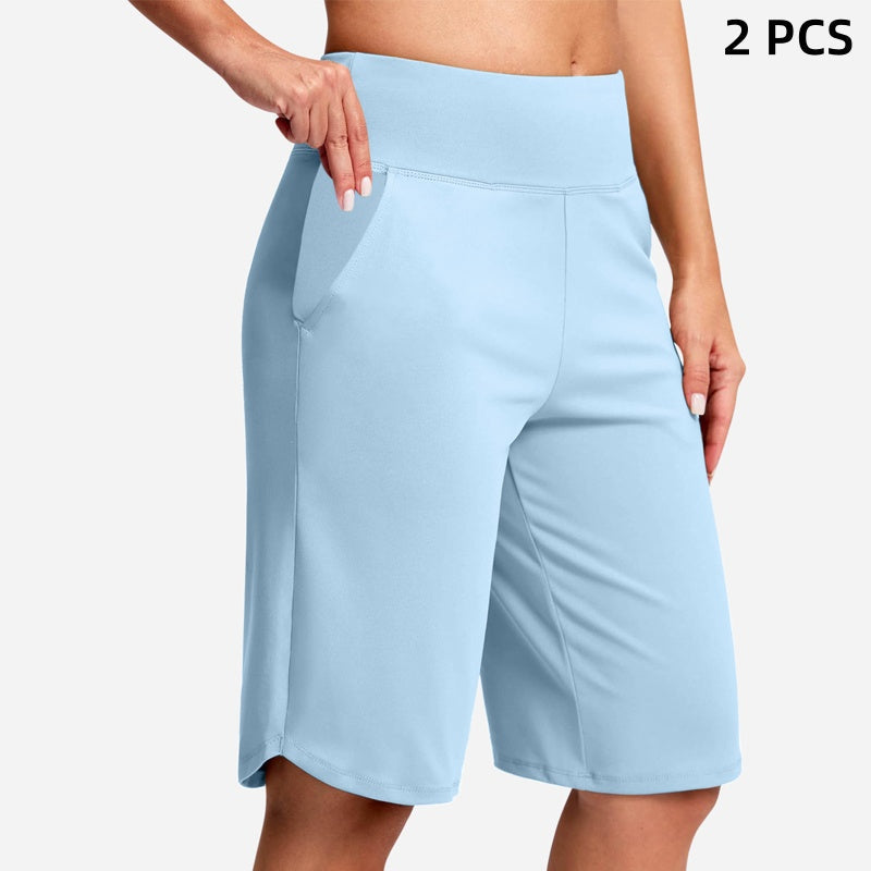🔥Pantaloncini da yoga a vita alta con tasche per donna – Taglia