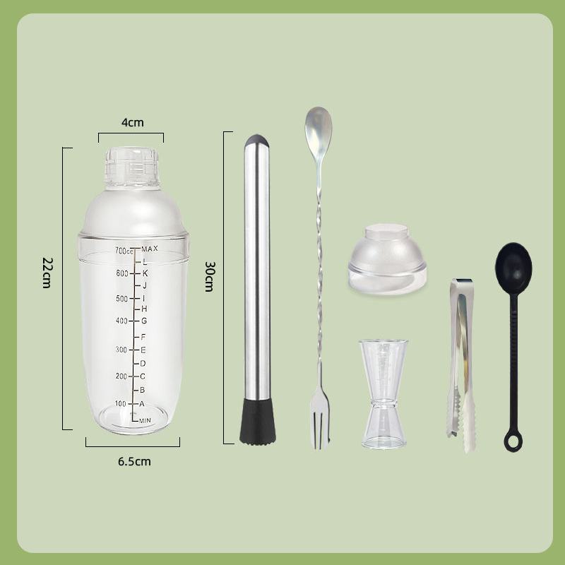 Set Shaker per Cocktail con Scala Graduata