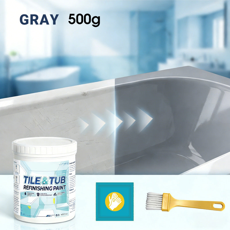 Kit di vernici premium per la ristrutturazione di piastrelle e vasche da bagno.