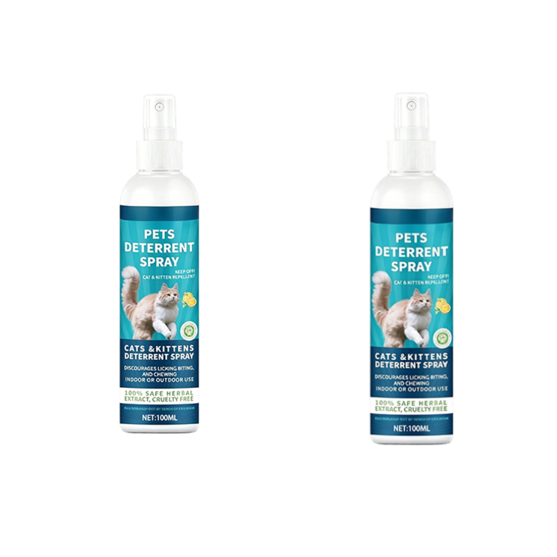 Spray Repellente alle Erbe per Gatti e Gattini