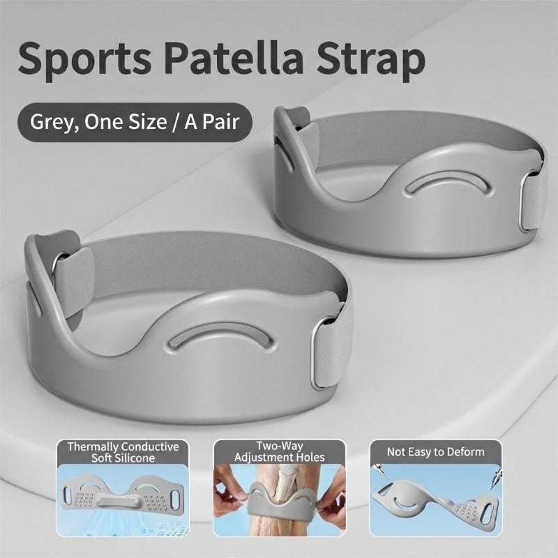 Fascia in silicone per rotula – supporto ammortizzante e traspirante 🦵