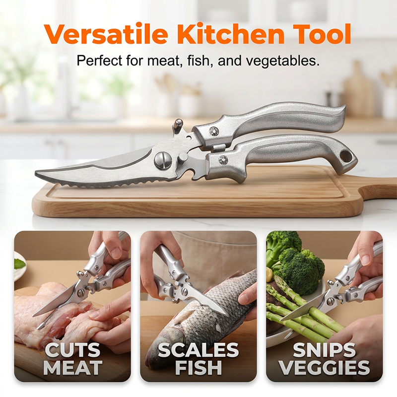 Forbici da cucina resistenti per pollame