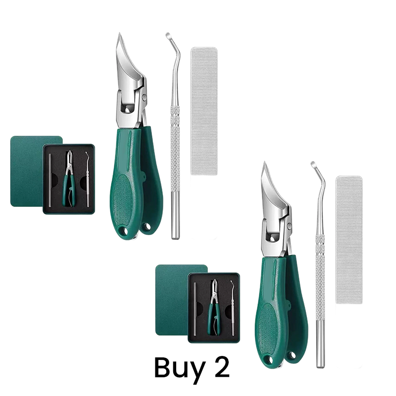 🔥 -50% Oggi: Set Professionale da 3 Pezzi per la Cura delle Unghie dei Piedi – Pedicure perfetta a casa, risultati da salone, strumenti in acciaio inossidabile.