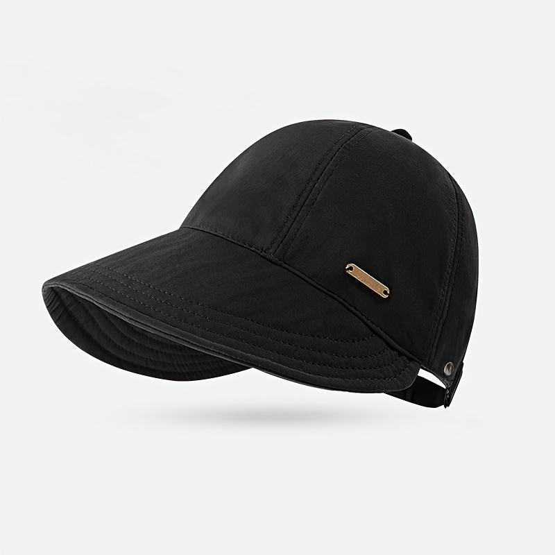 👒 Cappello da sole a tesa larga per donna – UPF 50+, apertura per coda di cavallo, perfetto per golf e spiaggia ☀️🏌️♀️🏖️
