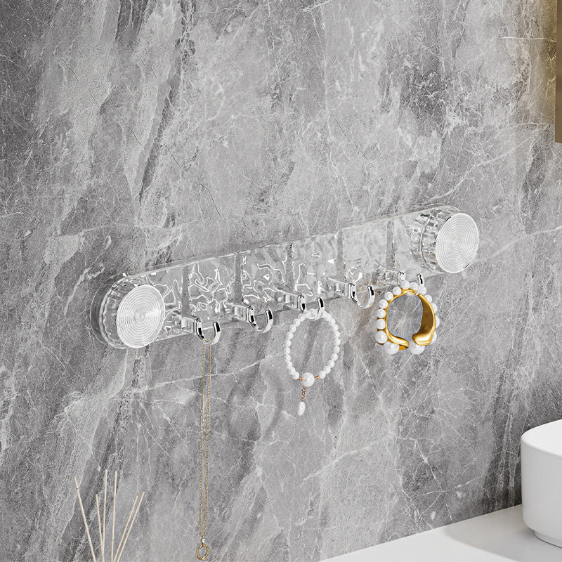 🔥OFFERTA SPECIALE 50% DI SCONTO🔥 Porta Appendiabiti a Ventosa Rotante Senza Foratura con Texture Ondulata