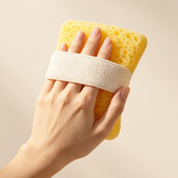 💥【50% DI SCONTO】🔥 Sacchetto Porta Sapone in Spugna Morbidissima – Schiuma Ricca, Antiscivolo, Asciugatura Rapida | Pelli Sensibili & Bambini 🧼