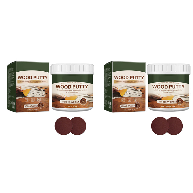 🔥FLASH SALE🔥 Houtreparatieplamuur – Vult scheuren en afsplinteringen, maakt oppervlakken glad, past bij donker hout – Gemakkelijk aan te brengen!